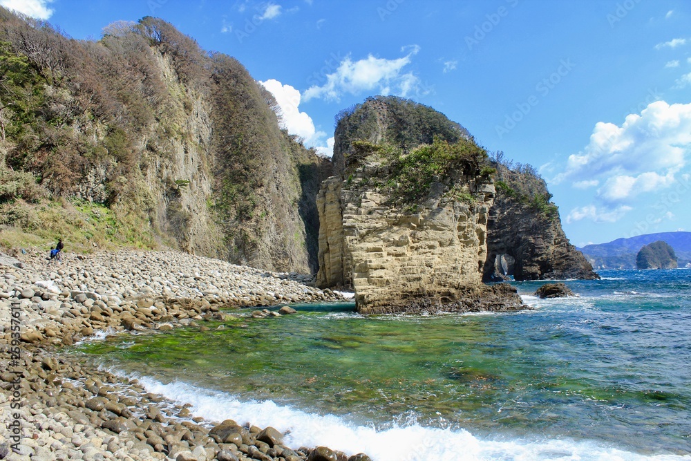 西伊豆 浮島海岸と燈明ヶ崎 Stock 写真 Adobe Stock