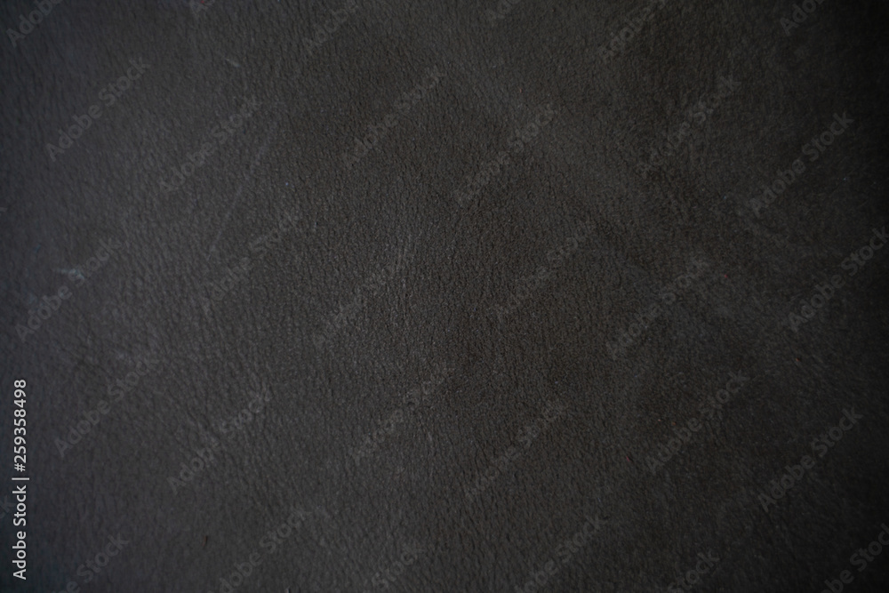 Fototapeta premium Black genuine cowhide texture
