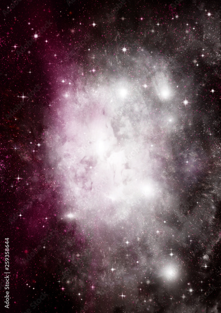 Obraz premium galaxy in a free space