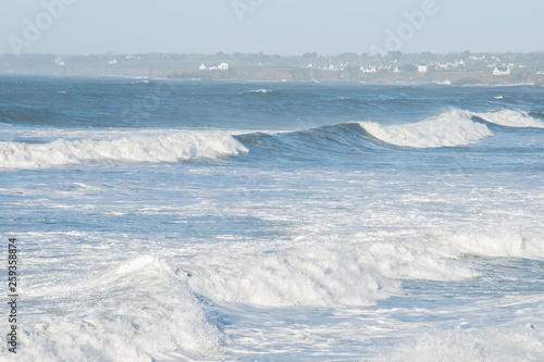 Waves on the beach, océan atlantique