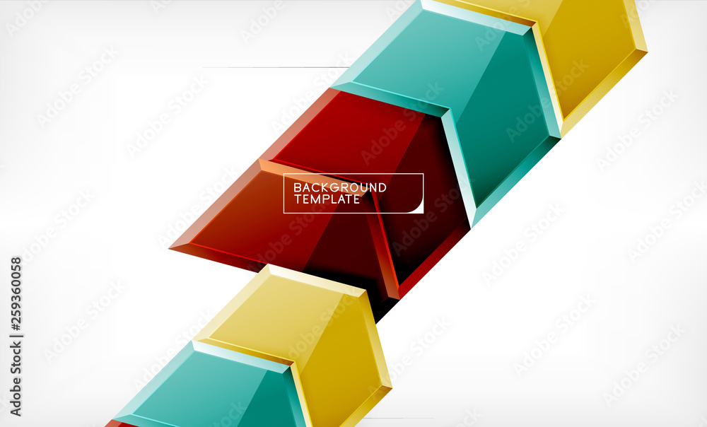 Abstract glossy techno arrows background Abstract glossy techno arrows background