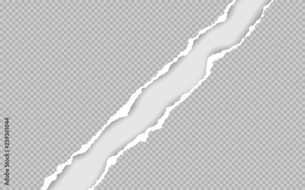 Torn paper edge. Torn paper stripes. Ripped squared horizontal paper strips. Vector illustration Torn paper edge. Torn paper stripes. Ripped squared horizontal paper strips. Vector illustration