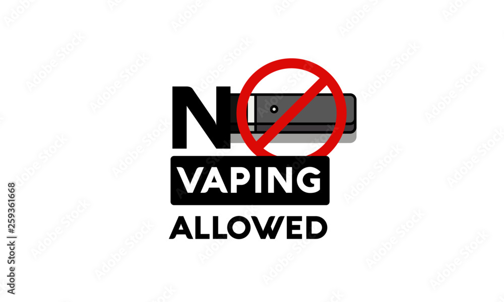 No Vaping Allowed Sign No Vaping Allowed Sign