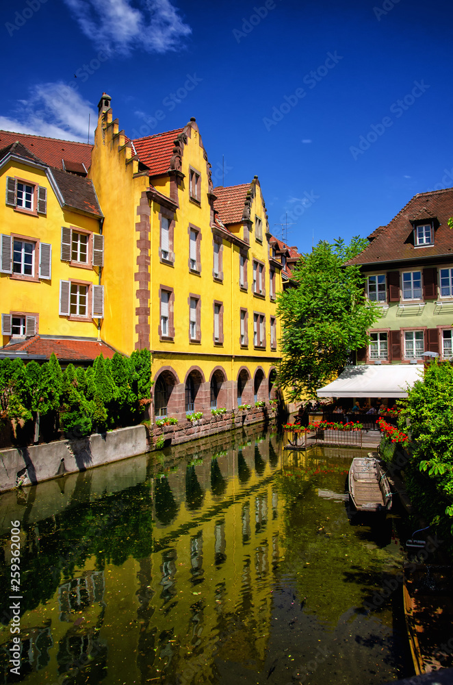 Colmar is a tourist destination French in the Alsace region