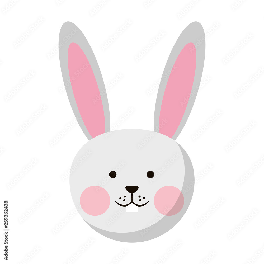 Rabbit cute animal head Rabbit cute animal head