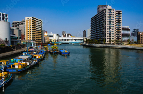 大阪市西区・木津川の風景 © satoru