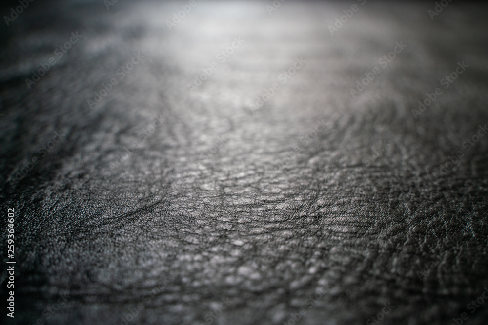 Black genuine cowhide texture Black genuine cowhide texture