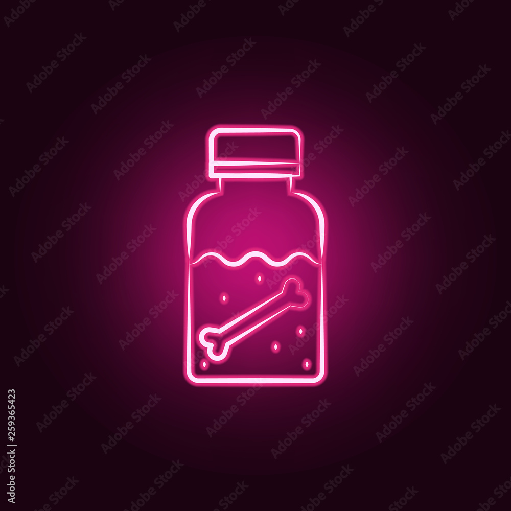 Dipple neon icon. Elements of Mad science set. Simple icon for websites, web design, mobile app, info graphics Dipple neon icon. Elements of Mad science set. Simple icon for websites, web design, mobile app, info graphics