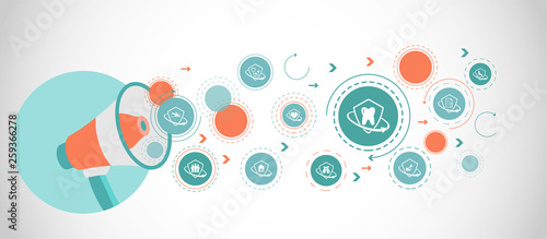 dental insurance icon. From Insurance set