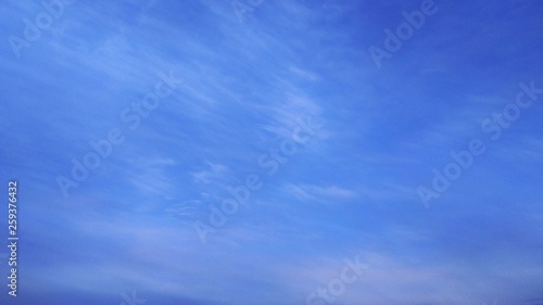 Blue sky. White clouds. Nature. Desktop. Landscape. Wallpapers
