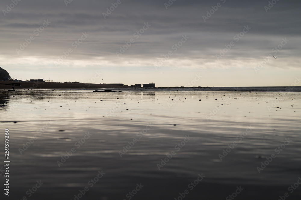 Hastings Beach at Low Tide