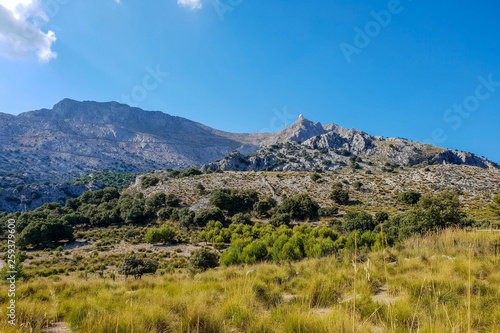 Beautiful mountains in Mallorca, Spain