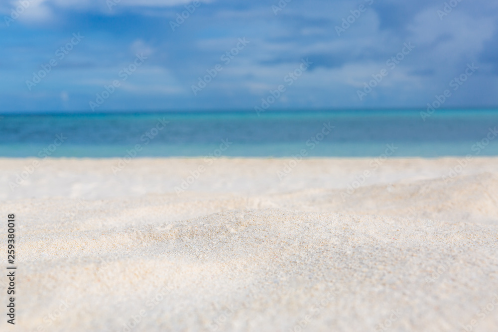 White sand background and decoration of sea sky and sun White sand background and decoration of sea sky and sun