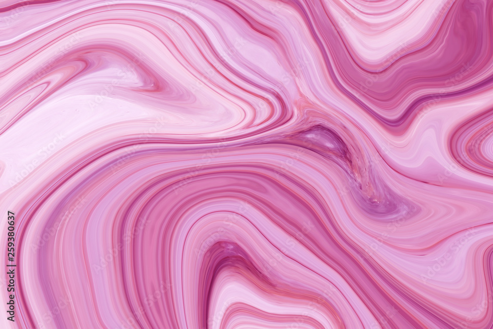 Fototapeta premium Marble ink colorful. Pink marble pattern texture abstract background. can be used for background or wallpaper