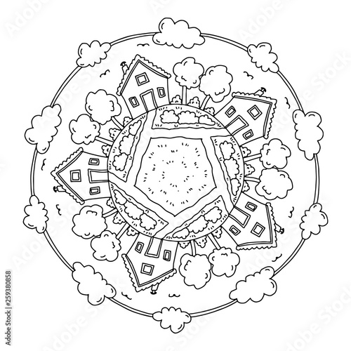 Mandala – Häuser