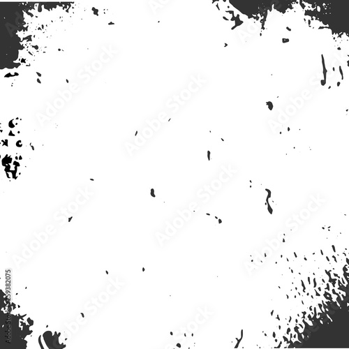 Grunge Black and White Distress Texture Background