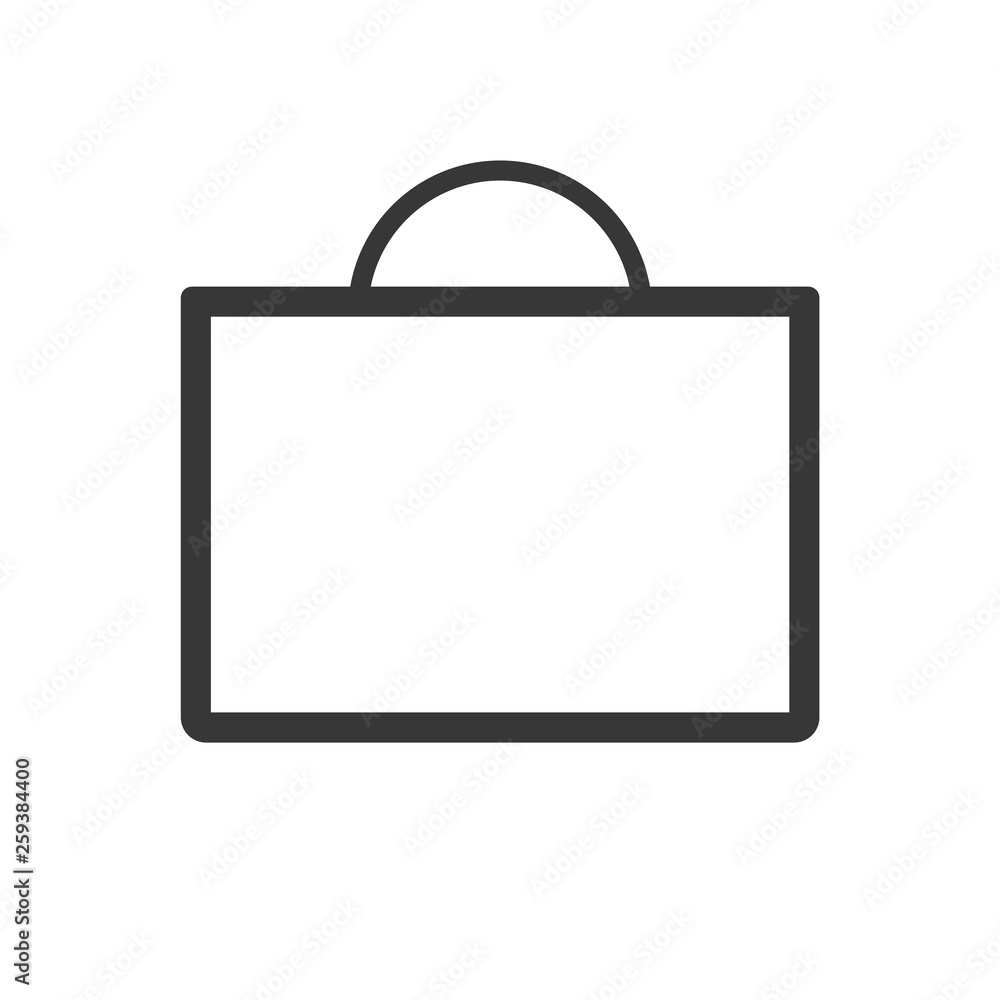 Shopping bag outline vector eps10. Bag sign. . Shoppping bag flat icon isolated on white. vector illustration. Shopping bag outline vector eps10. Bag sign. . Shoppping bag flat icon isolated on white. vector illustration.