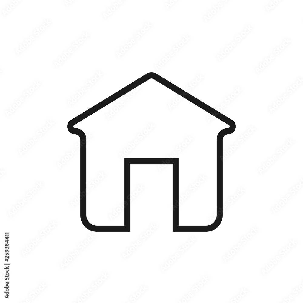 Home outline icon. House vector icon eps10. home in trendy flat style isolated on background. home icon page symbol for your web. Home outline icon. House vector icon eps10. home in trendy flat style isolated on background. home icon page symbol for your web.