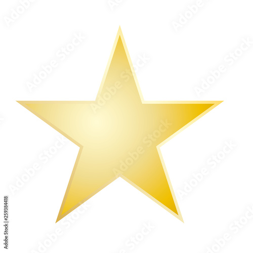 Gold star rating icon vector eps10. Star sign. Yellow star sign.
