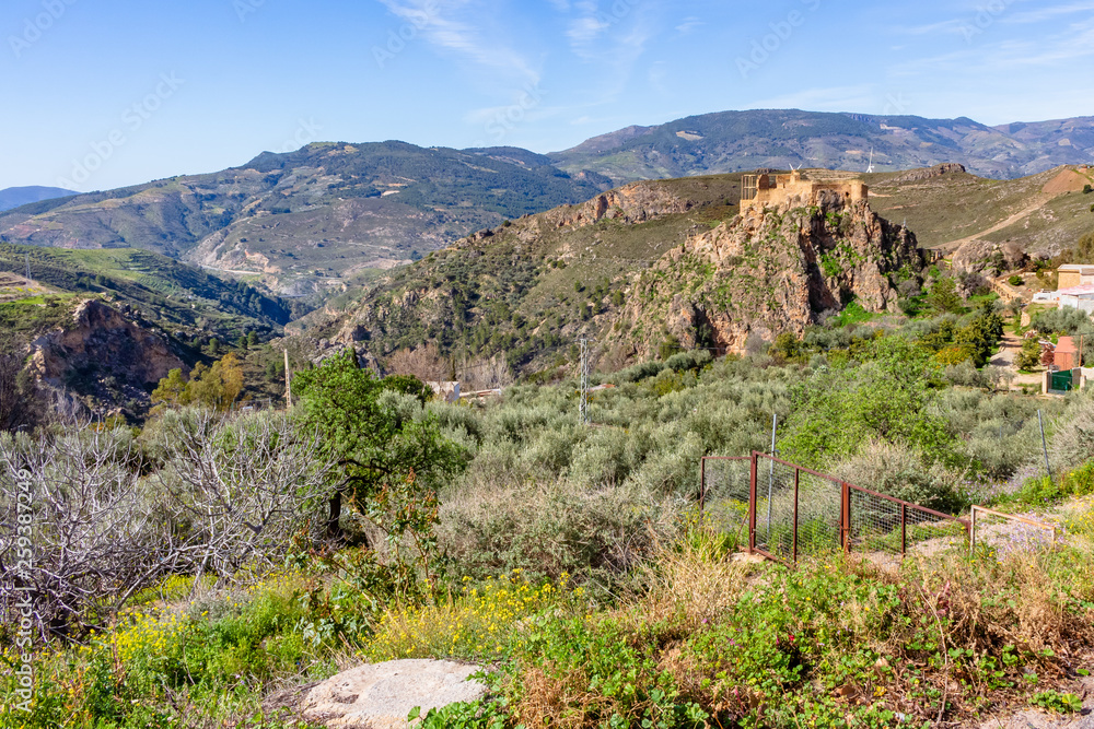 Panoramic view of the Alpujarra