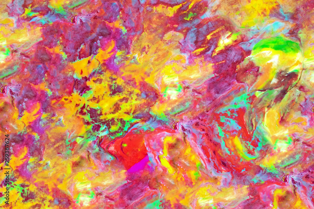 Multicolor plasticine texture. Unreal marble abstract background