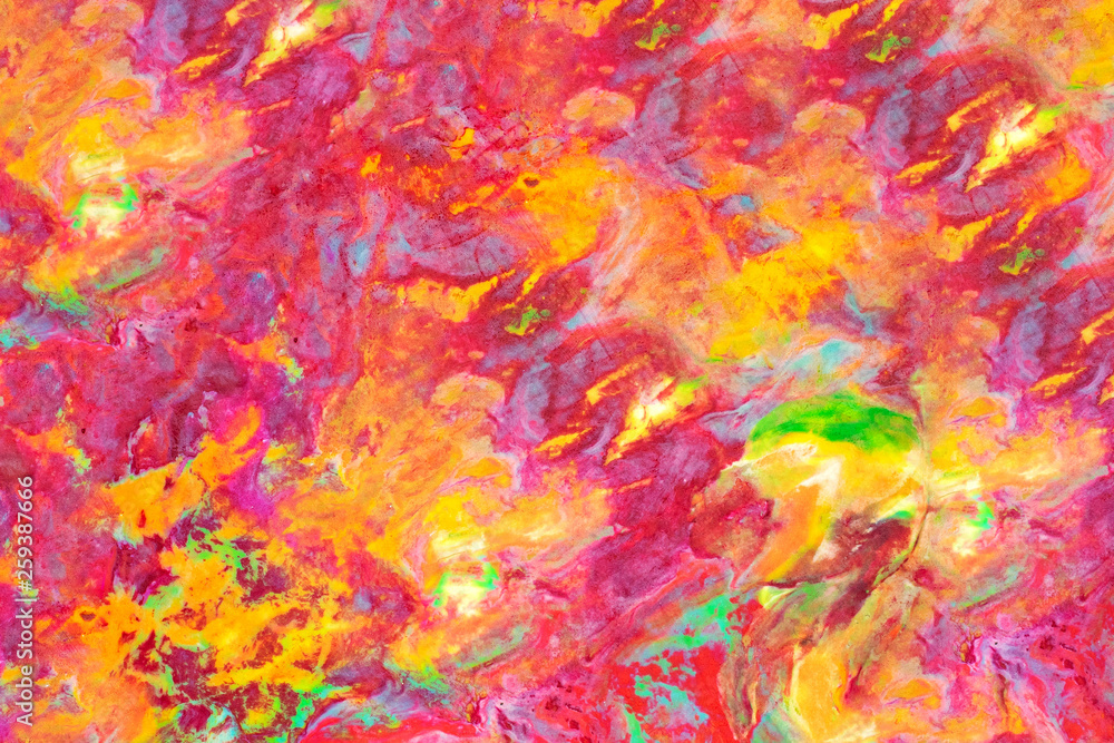 Multicolor plasticine texture. Unreal marble abstract background