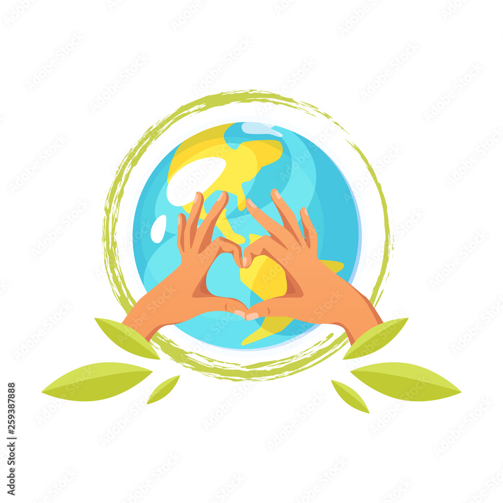 Ecology concept logo
