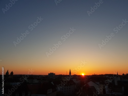 Sonnenuntergang in Osnabrück 