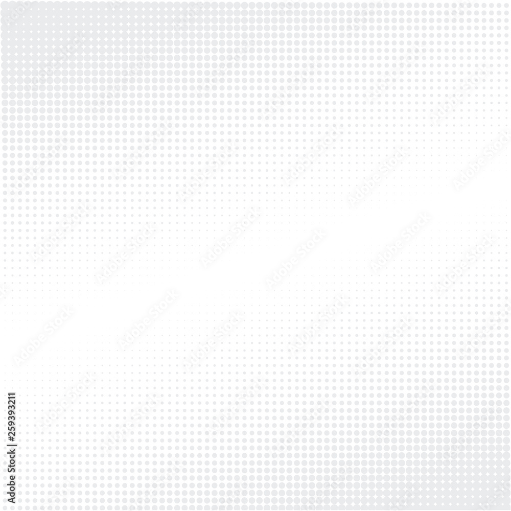 Background of gray dots on the white Background of gray dots on the white