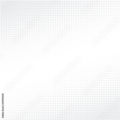 Background of gray dots on the white 