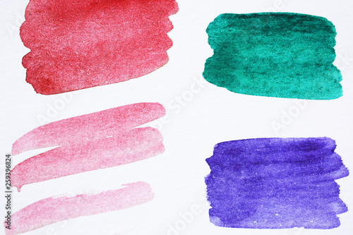 Colorful abstract background.Watercolor drawing.