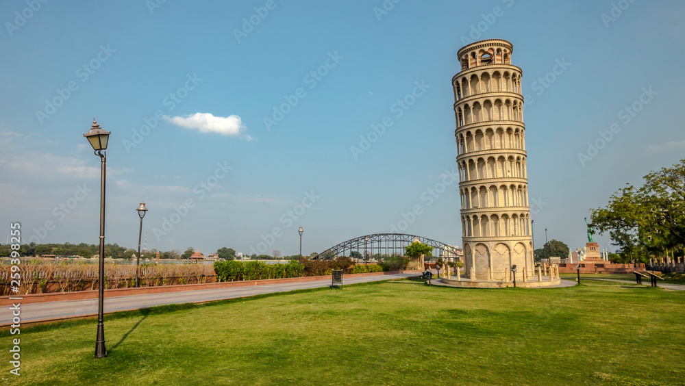 pisa tower in the park