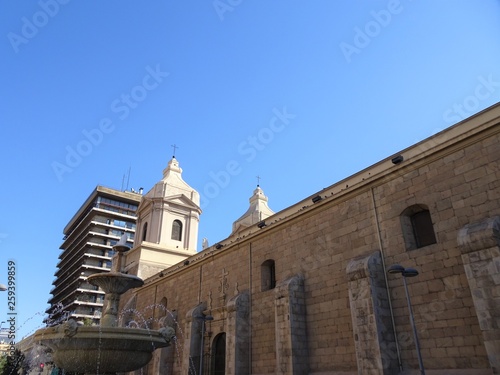 The Church of Santo Domingo is a Catholic church located at the intersection of Santo Domingo and 21 de Mayo streets in the center of the city of Santiago, Chile