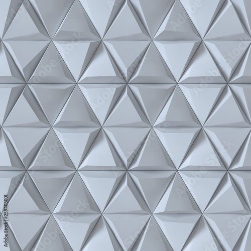 Triangle panel wall