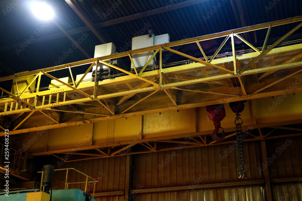 Fototapeta premium Factory Gantry Crane