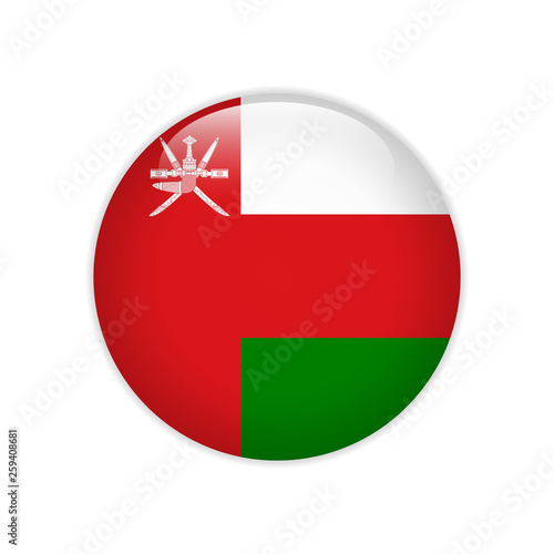 Flag of Oman button Free Download Flag of Oman button - GFXLoad