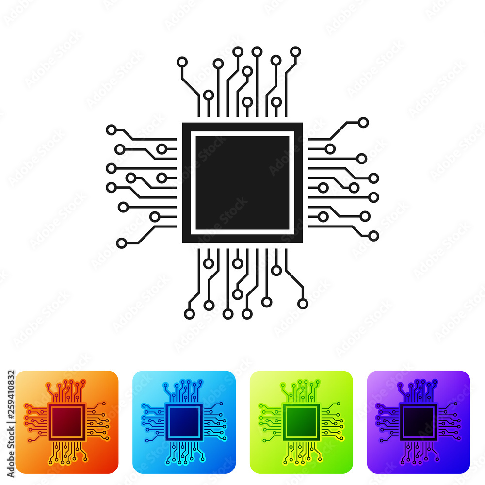 Computer Processing Icon