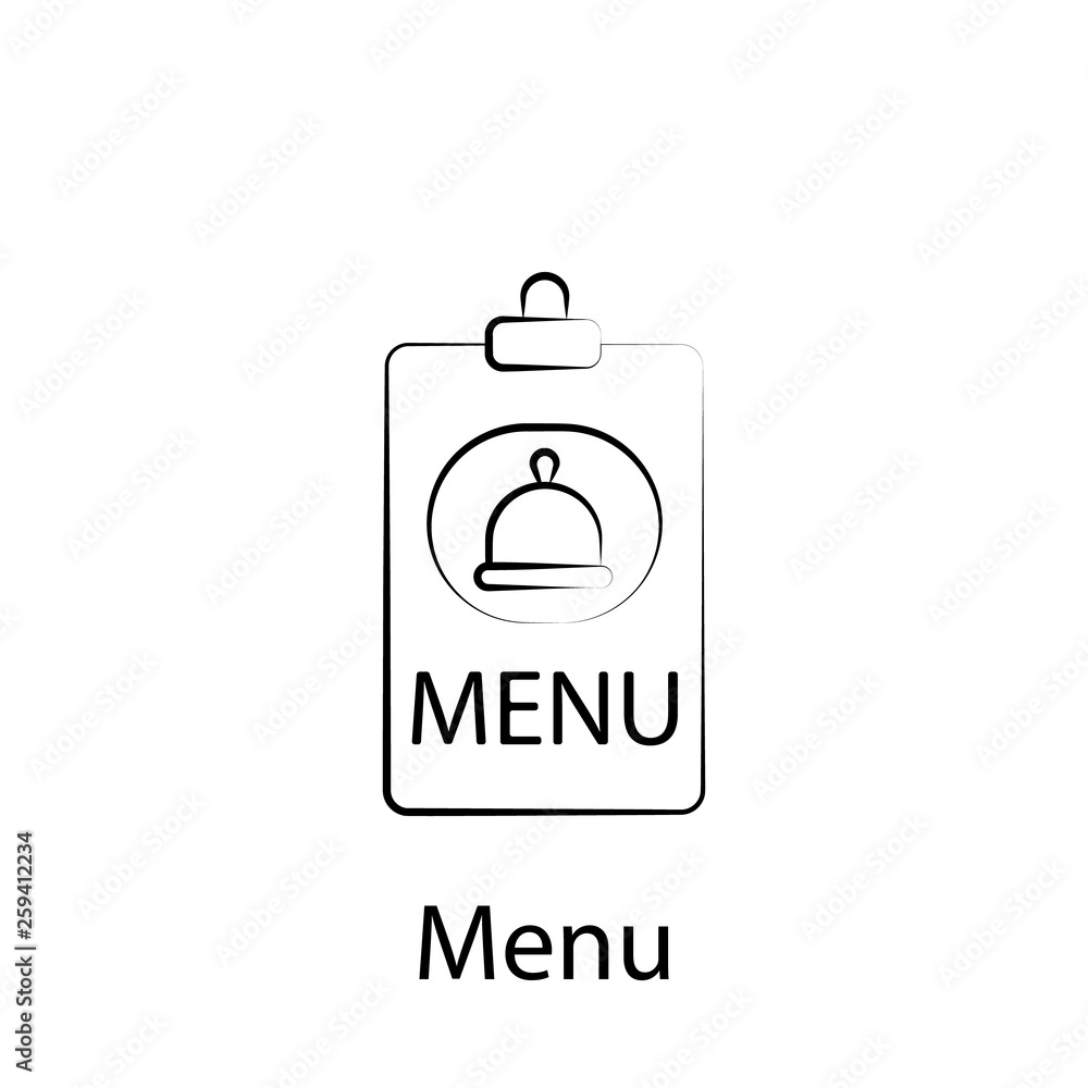fast food menu outline icon. Element of food illustration icon. Signs and symbols can be used for web, logo, mobile app, UI, UX fast food menu outline icon. Element of food illustration icon. Signs and symbols can be used for web, logo, mobile app, UI, UX
