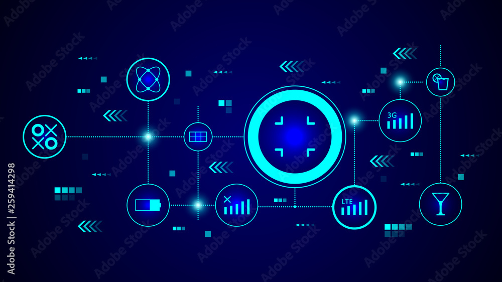 Focus icon. From web set