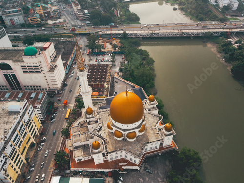 aerial view of the city