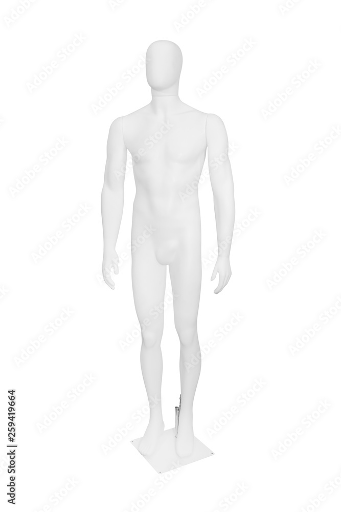 Gloss color mannequin isolated Gloss color mannequin isolated