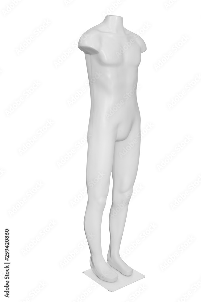 Gloss color mannequin isolated Gloss color mannequin isolated