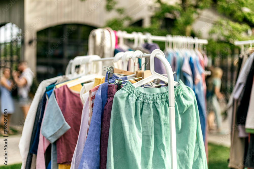 Second hand clothes rail hotsell