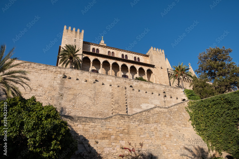 Palacio Real de La Almudaina, Palma de Mallorca. Baleares, España.