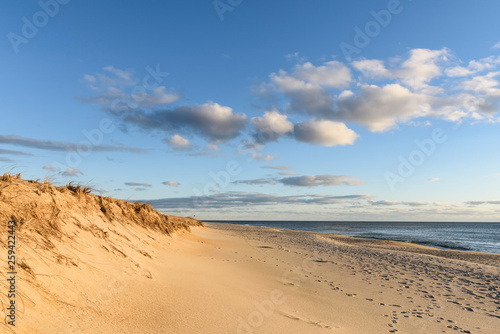 Sunny Morning at Beach at Cape Cod National Seashore