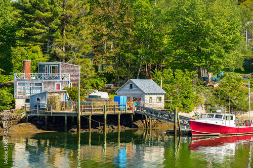 Fishing boat in Booth Bar Harbor, Maine