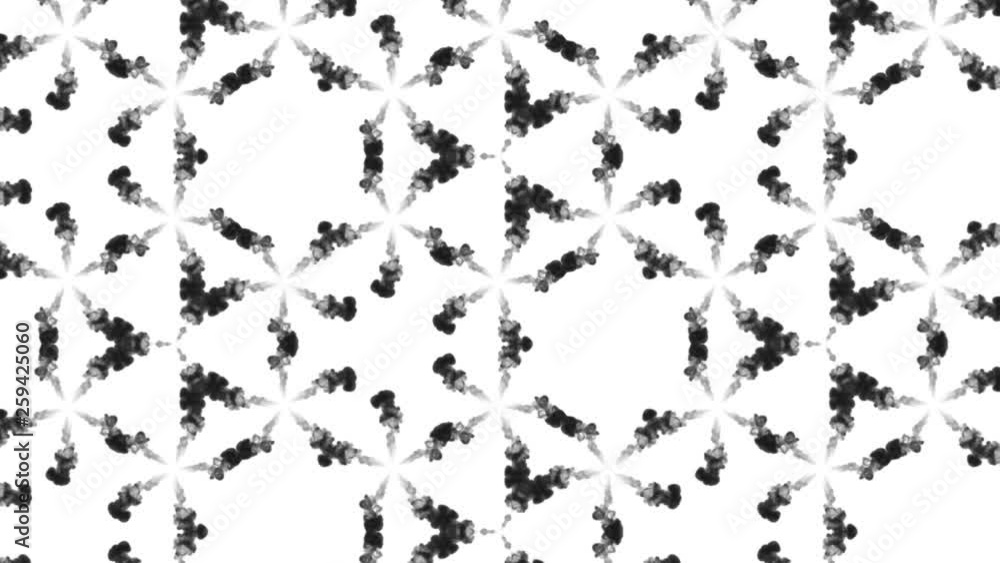 3d render ink kaleidoscope effect with luma matte as alpha channel for visual effects and easy compositing. Black ink on white background 12 3d render ink kaleidoscope effect with luma matte as alpha channel for visual effects and easy compositing. Black ink on white background 12