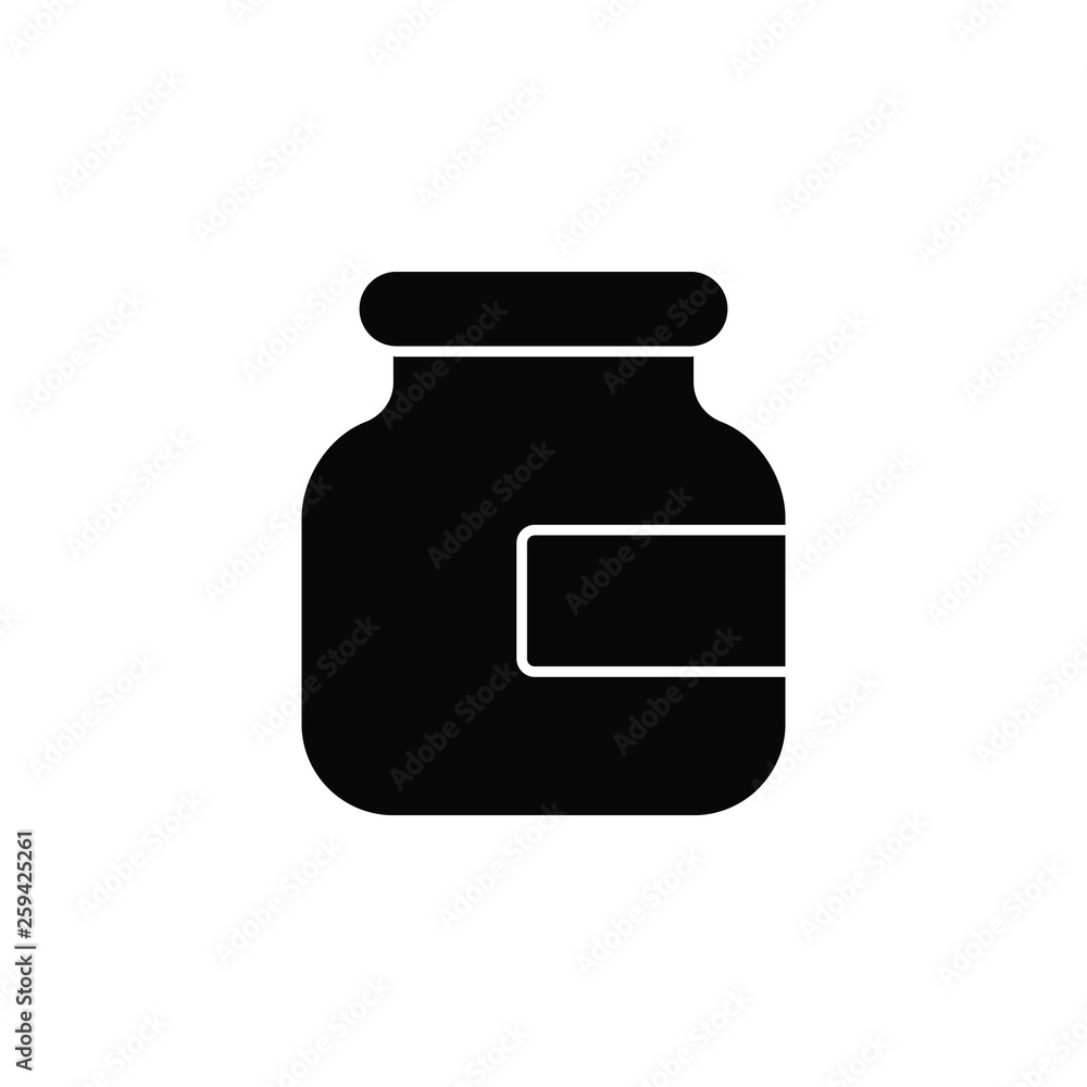 Bottle, glass, jam vector icon. Element of kitchen for mobile concept and web apps illustration. Thin flat icon for website design and development, app development. Premium icon Bottle, glass, jam vector icon. Element of kitchen for mobile concept and web apps illustration. Thin flat icon for website design and development, app development. Premium icon