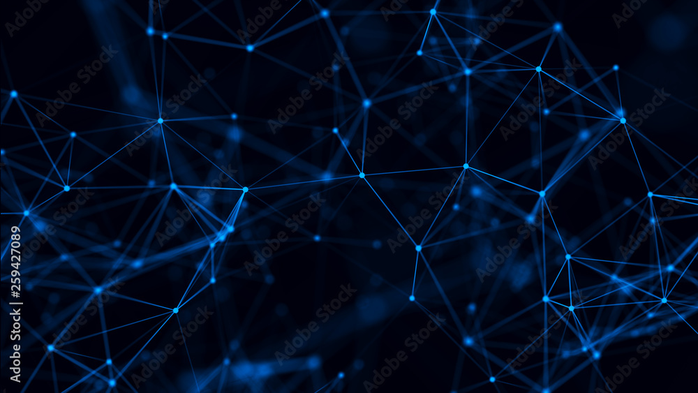 Connection background with dots and lines. Big data. Network connection structure. 3D rendering. Connection background with dots and lines. Big data. Network connection structure. 3D rendering.