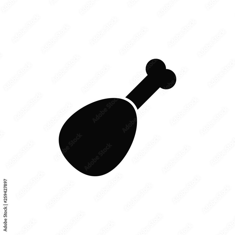Bone, chicken vector icon. Element of kitchen for mobile concept and web apps illustration. Thin flat icon for website design and development, app development. Premium icon Bone, chicken vector icon. Element of kitchen for mobile concept and web apps illustration. Thin flat icon for website design and development, app development. Premium icon